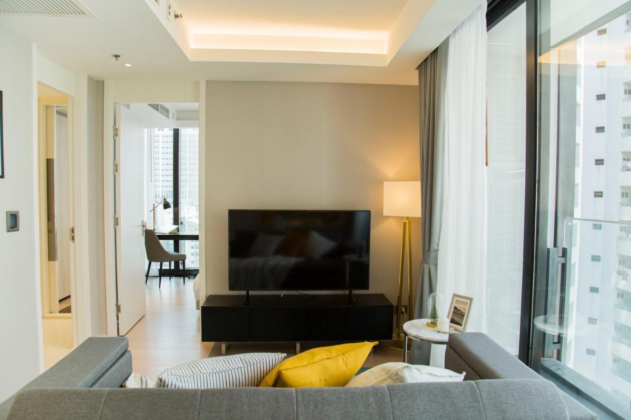 Ferienwohnung Sukhumvit 11#Luxury#Pool#Gym#Bts Nana&Mrt Sukhumvit#1Br#Max2Ppl Bangkok Exterior foto